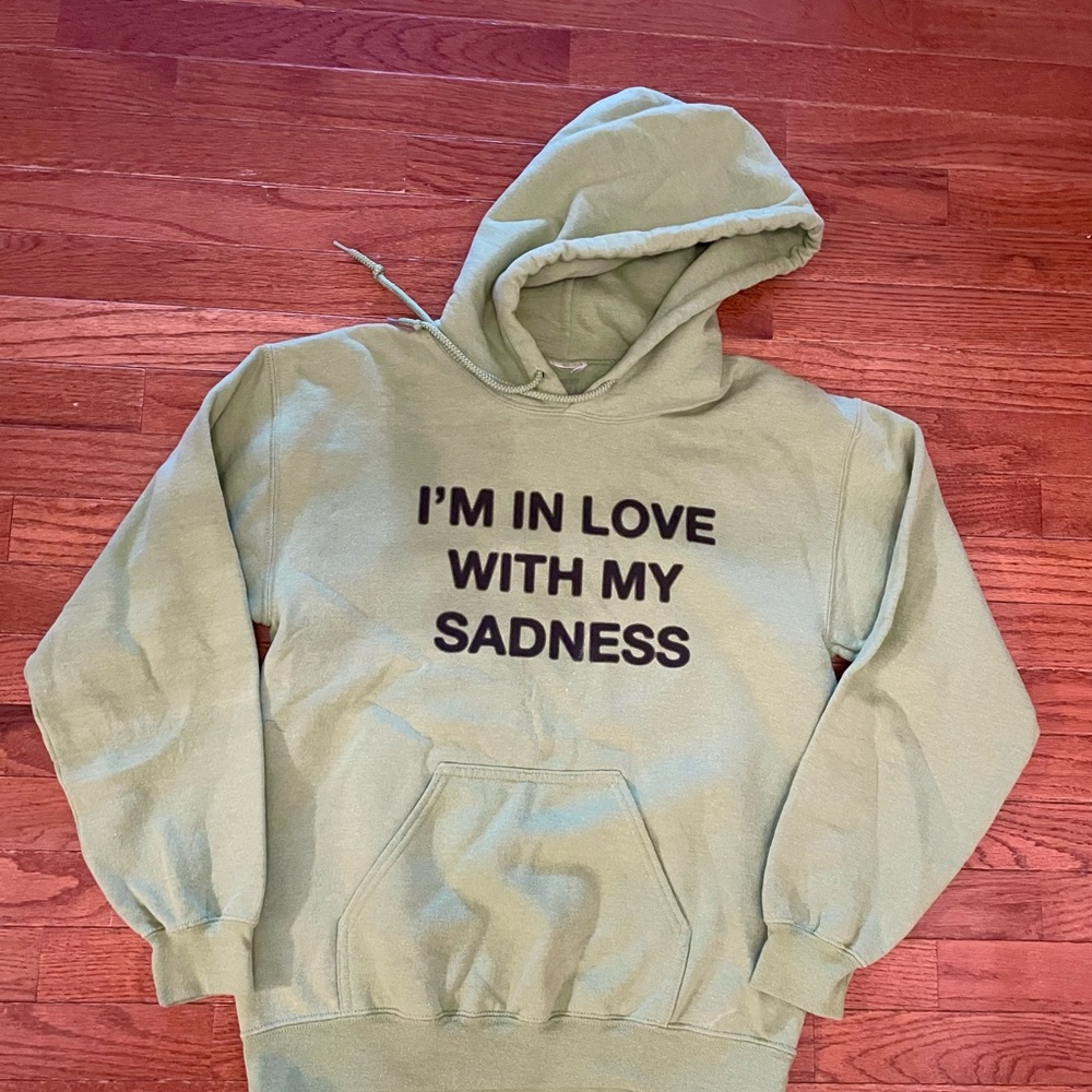 Men's Lime Green Anti Social Social ClubHoodie